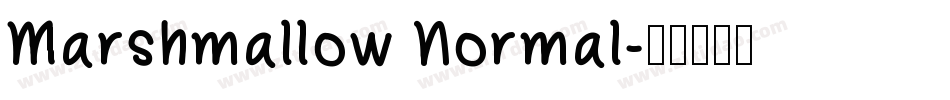 Marshmallow Normal字体转换